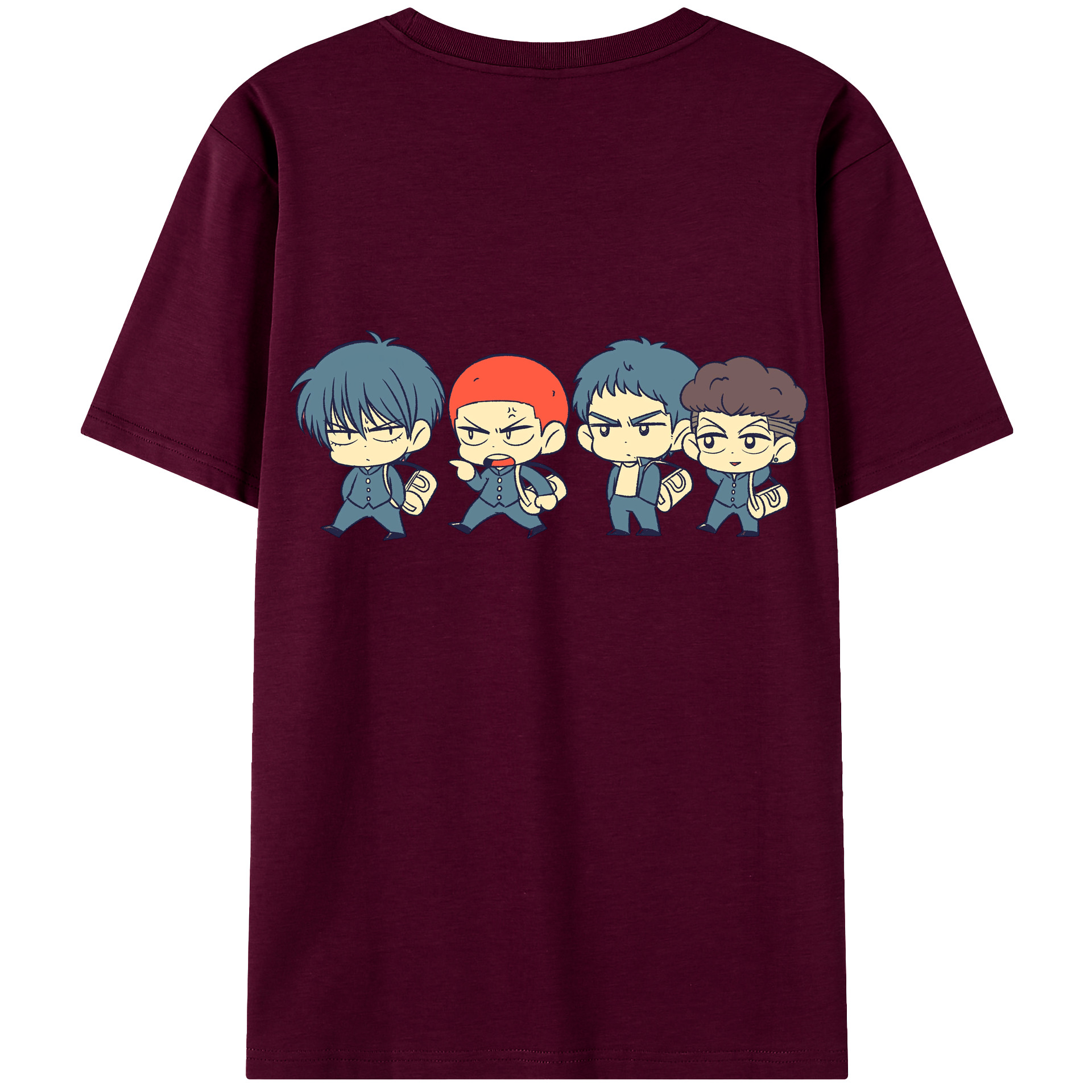SLAM DUNK／スラムダンク レディース半袖Tシャツ(バックプリント)